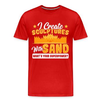 Dirt Track Rennen Dirt-Track-Rennen Rennen Renn-Dr - Männer Premium Bio T-Shirt - Rot - Vorne - Damien (186cm)
