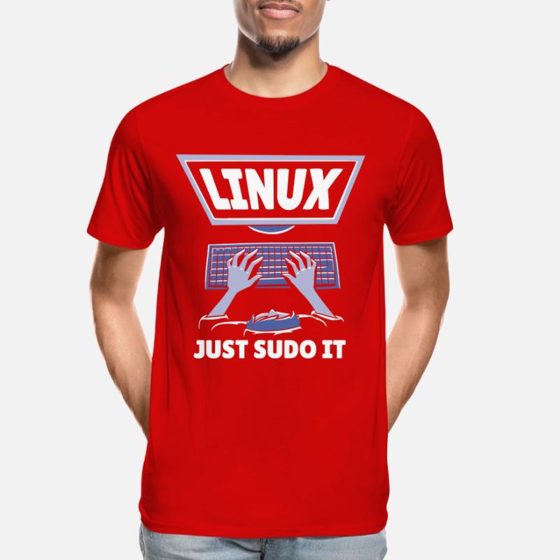 Linux Software Open Source Programmieren Programmi Männer Premium Bio T-Shirt