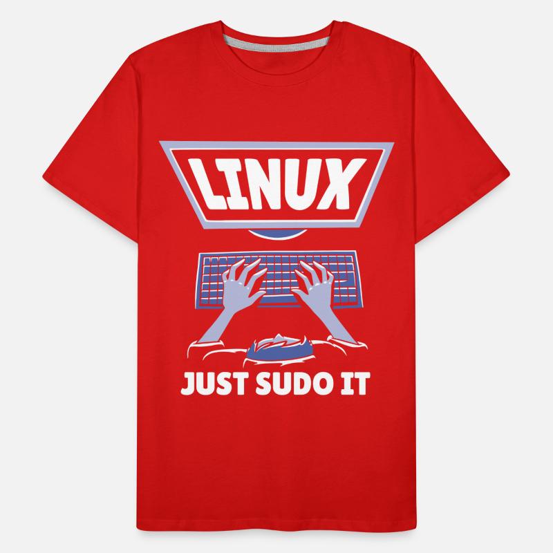 Linux Software Open Source Programmieren Programmi Männer Premium Bio T-Shirt