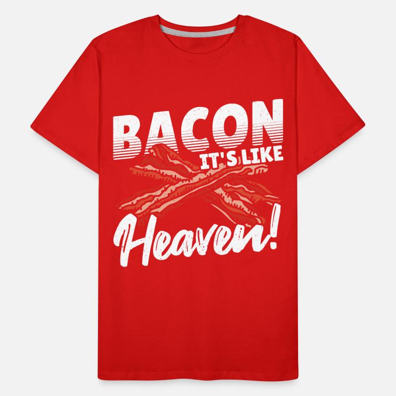 Bacon C’est comme le paradis! Cochon T-shirt bio Premium Homme