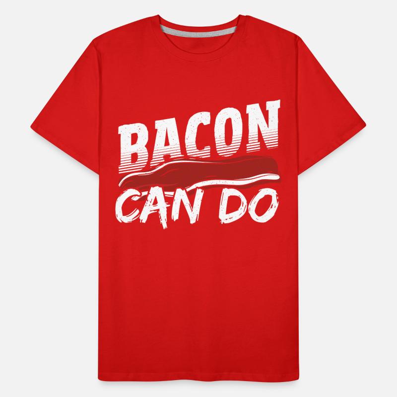Bacon Can Do Ham Breakfast Bacon and Egg Men's Premium Organic T-Shirt