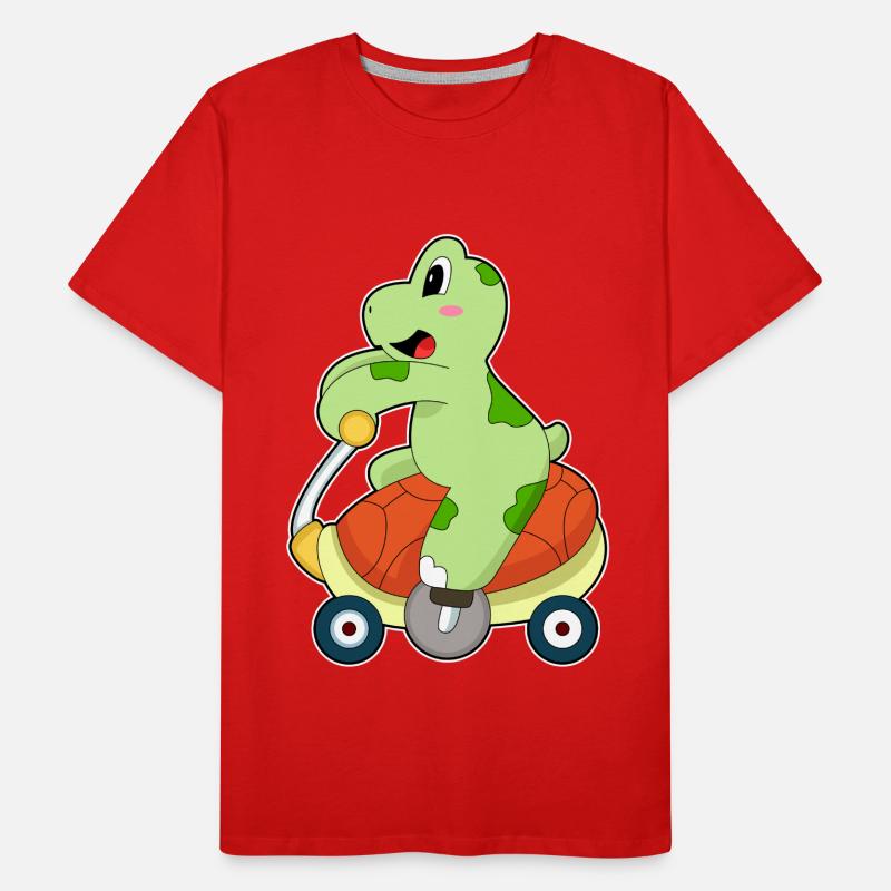 Turtle Shell Bicycle Men's Premium Organic T-Shirt