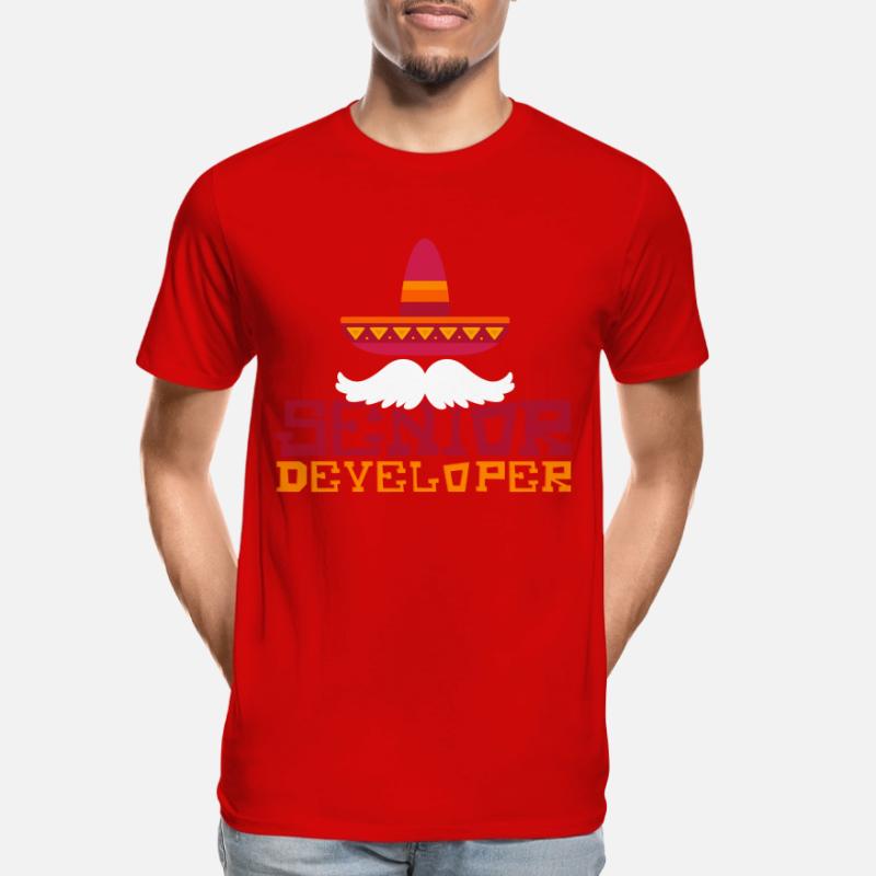 Senior Developer Programming Programmer Männer Premium Bio T-Shirt