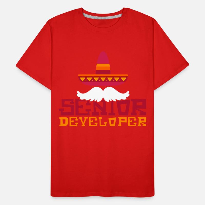 Senior Developer Programming Programmer Männer Premium Bio T-Shirt