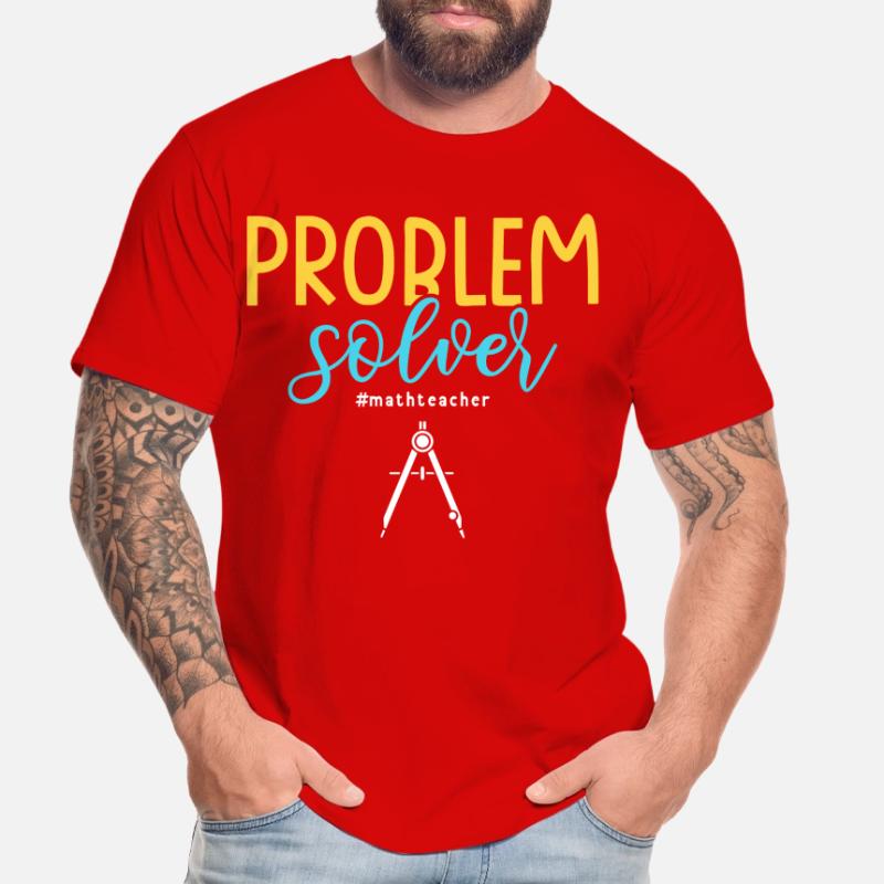 Problem Solver #mathteacher Math Teacher Männer Premium Bio T-Shirt