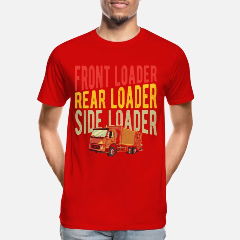 Front Loader Rear Loader Side Loader Garbage Men's Premium Organic T-Shirt