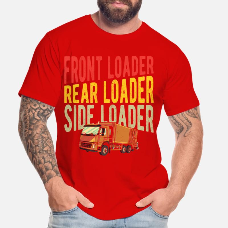 Front Loader Rear Loader Side Loader Garbage Men's Premium Organic T-Shirt