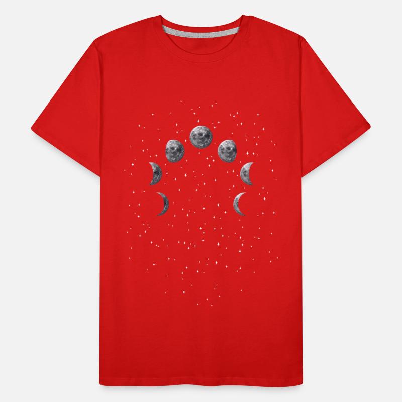 Lunar Eclipse Astronomy Telescope Men's Premium Organic T-Shirt