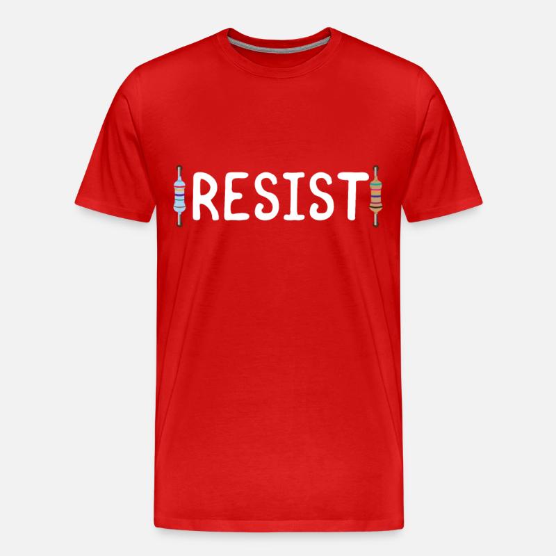 Physics Symbol Science Nerd - Men's Premium Organic T-Shirt - red