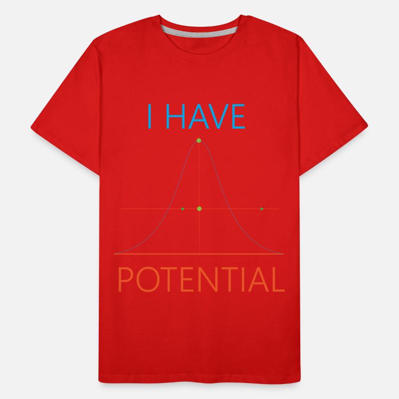 Major in Physics I have potential Men's Premium Organic T-Shirt