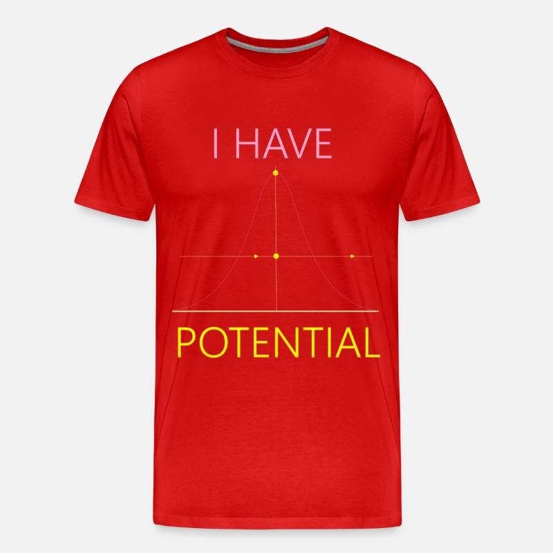Futur physicien Science Nerd I - T-shirt bio Premium Homme - rouge