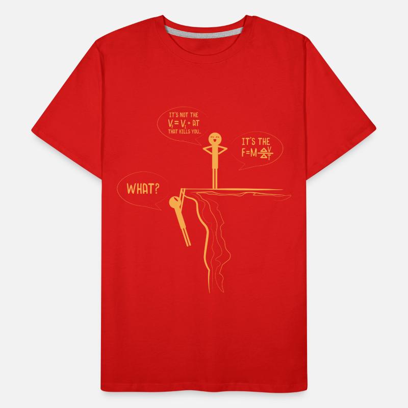 Physics Formula Scientist Men's Premium Organic T-Shirt