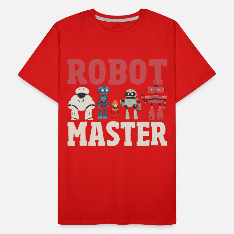 Robot Master Robots Engineer Robotics Men's Premium Organic T-Shirt