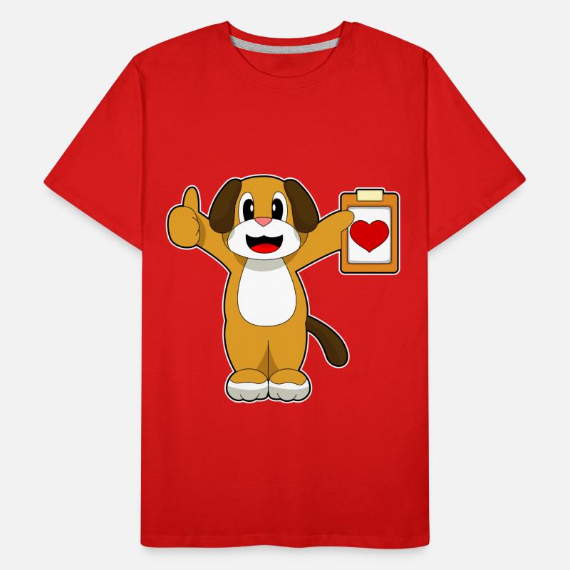 Note du médecin canin T-shirt bio Premium Homme