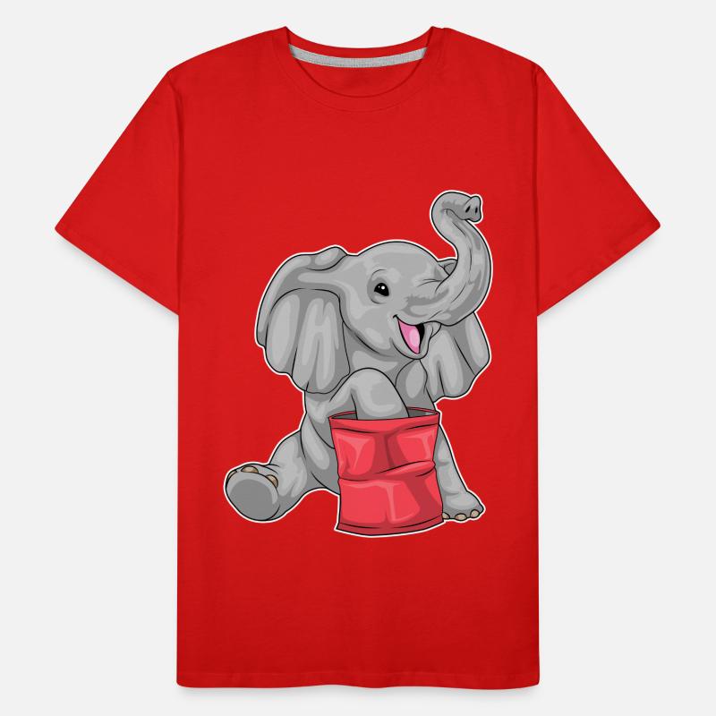 Chips d’éléphant T-shirt bio Premium Homme