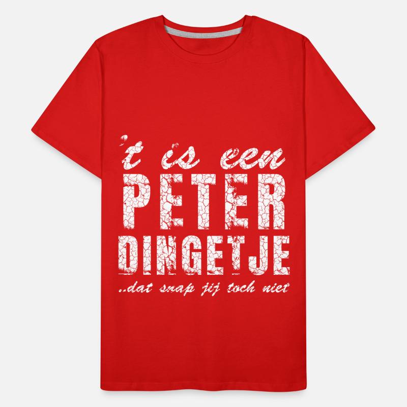 Shirt design with name Peter, personalized Men's Premium Organic T-Shirt