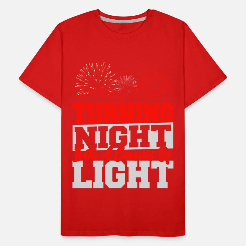 Pyrotechnician Firecracker Pyro Crew Men's Premium Organic T-Shirt