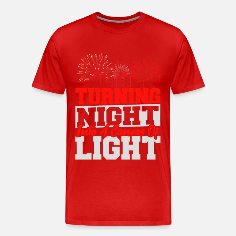 Pyrotechnician Firecracker Pyro Crew - Men's Premium Organic T-Shirt - red