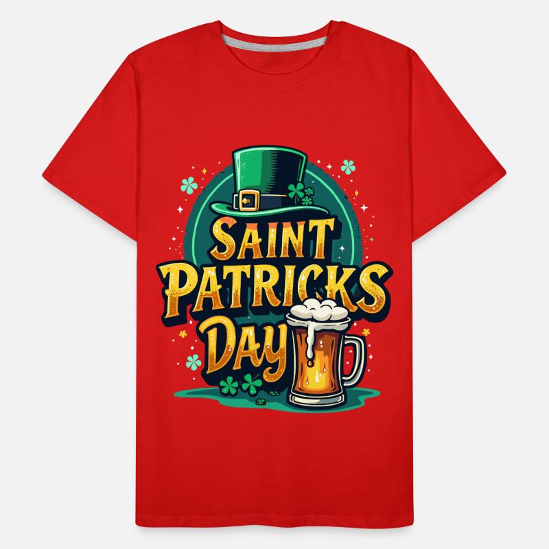Bière de la Saint-Patrick T-shirt bio Premium Homme