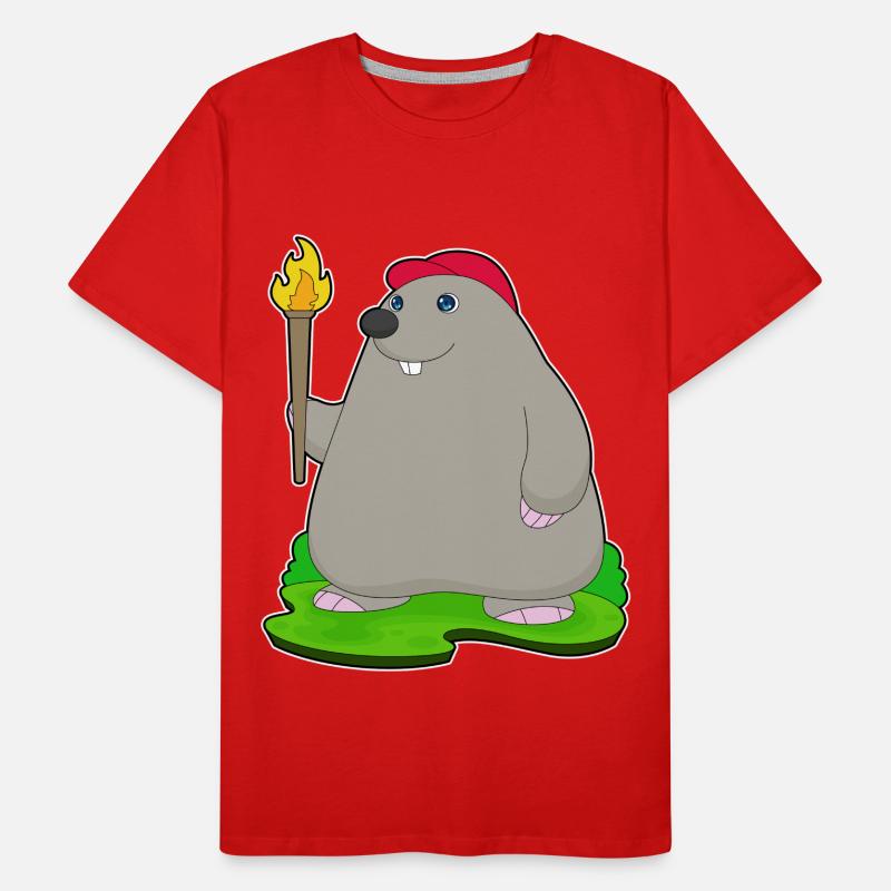 Mole Torch Men's Premium Organic T-Shirt