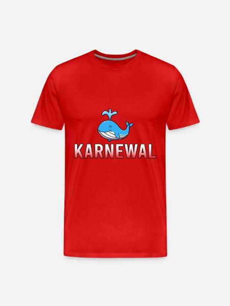 KarneWAL – Lustig Karneval Fasching - Men's Premium Organic T-Shirt - red