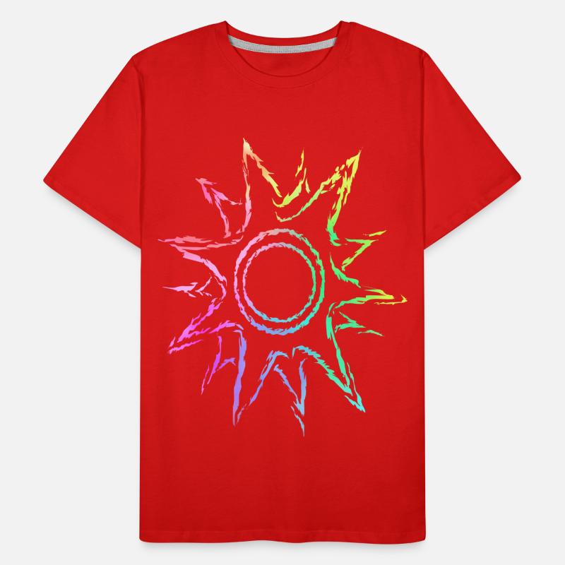 Sun colorful gradient Men's Premium Organic T-Shirt