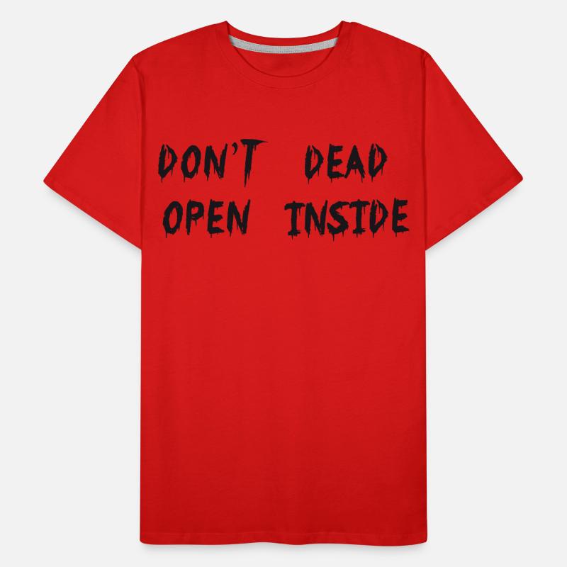 dont-open-dead-inside T-shirt bio Premium Homme