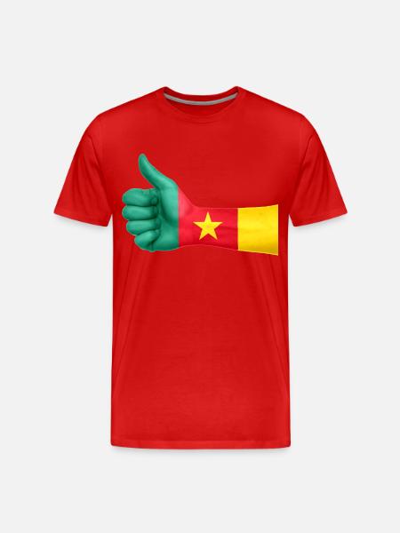 cameroon collection - Men's Premium Organic T-Shirt - red