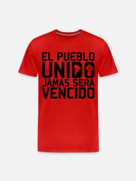 El Pueblo Unido - T-shirt bio Premium Homme - rouge