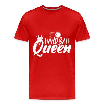 Reine de handball | Cadeaux d'équipe de sport pour joueur de handball - T-shirt bio Premium Homme - rouge - Devant - Damien (186cm)