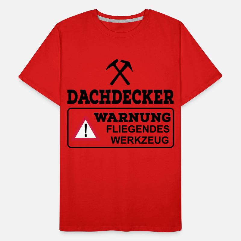 Dachdecker Männer Premium Bio T-Shirt