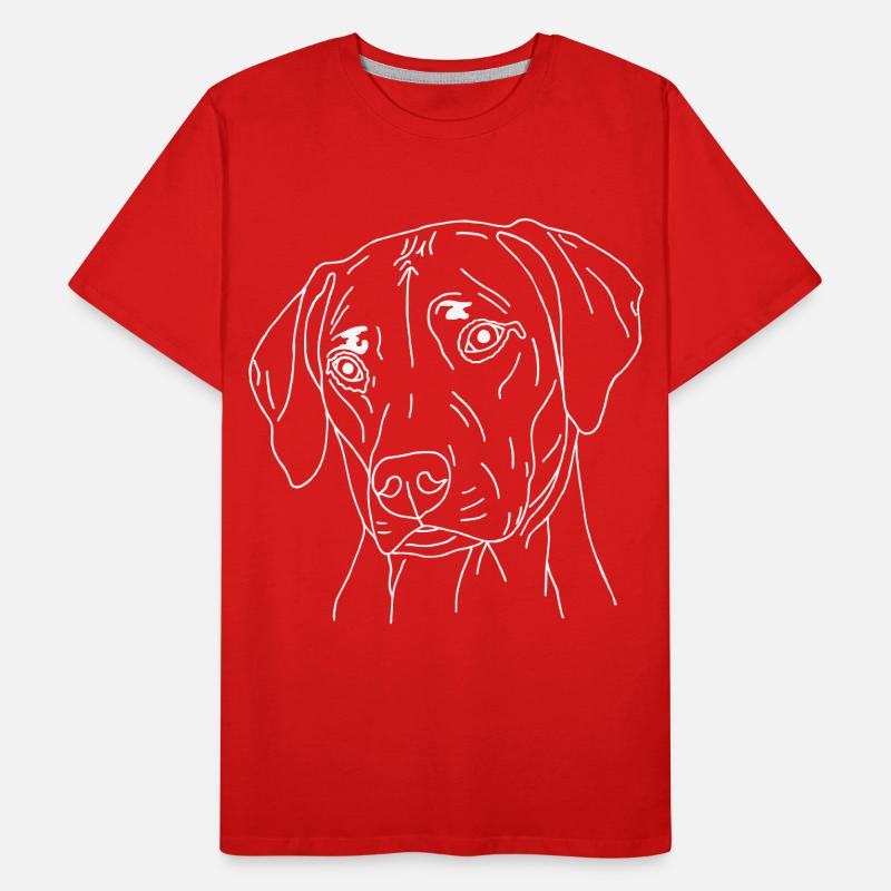 Rhodesian Ridgeback Männer Premium Bio T-Shirt