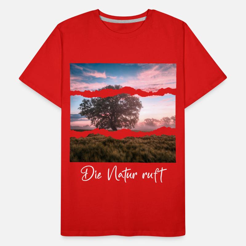 Nature is calling Men's Premium Organic T-Shirt