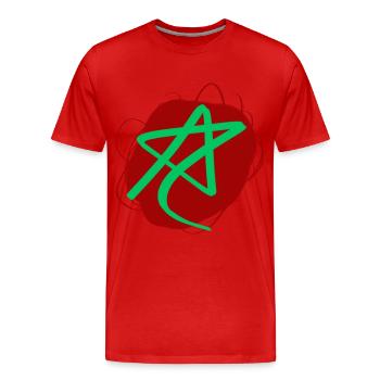 Maroc - T-shirt bio Premium Homme - rouge - Devant - Damien (186cm)