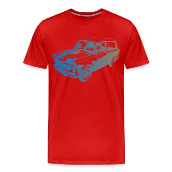  601 Kombi Trabi - Männer Premium Bio T-Shirt - Rot - Vorne - Damien (186cm)