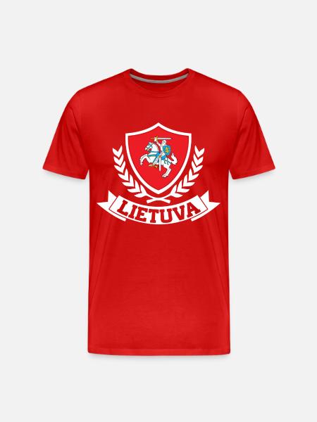 Lietuva - Men's Premium Organic T-Shirt - red