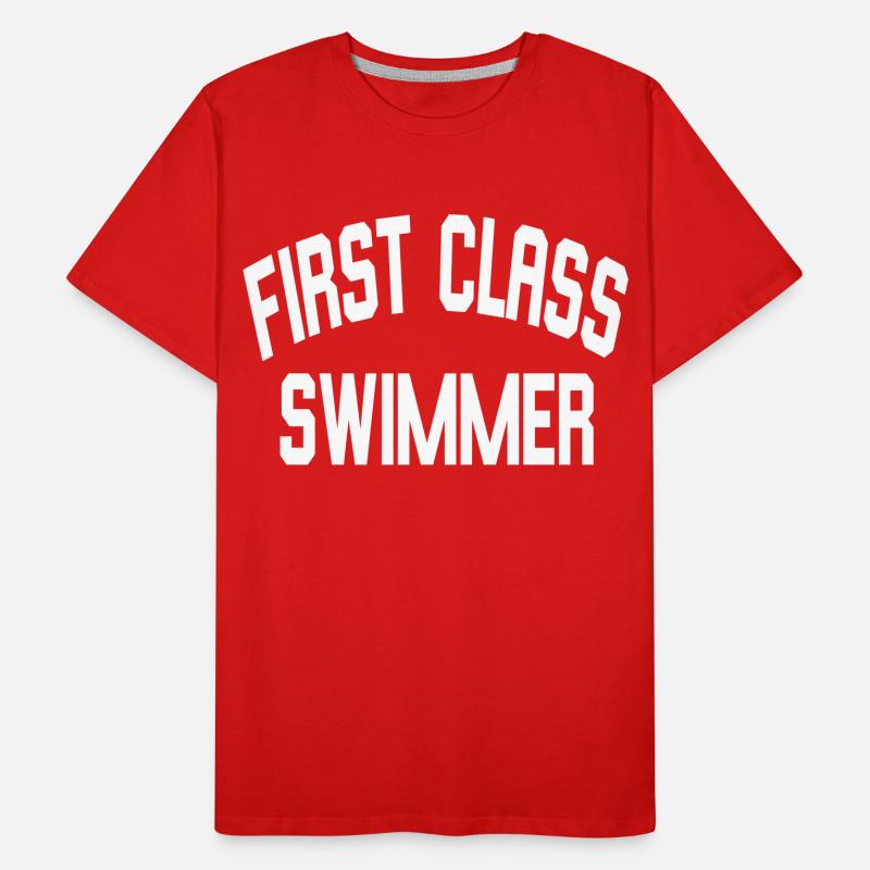 First Class Swimmer Männer Premium Bio T-Shirt