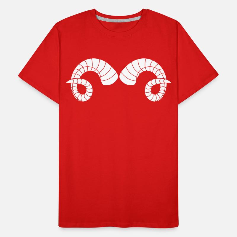 cornes T-shirt bio Premium Homme