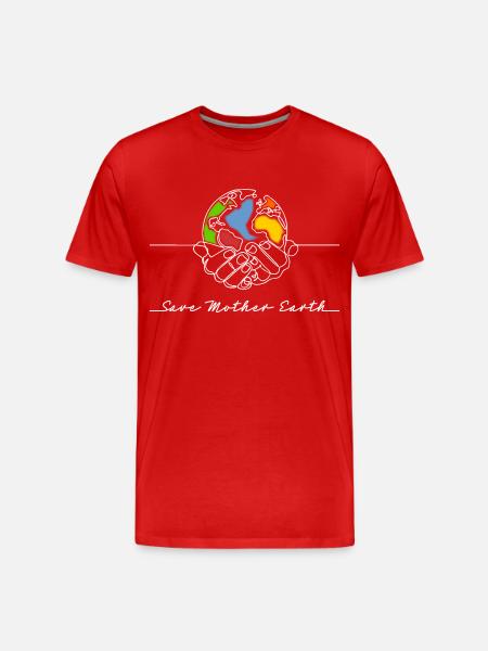 Save Mother Earth (Save Earth-Edition) - Men's Premium Organic T-Shirt - red