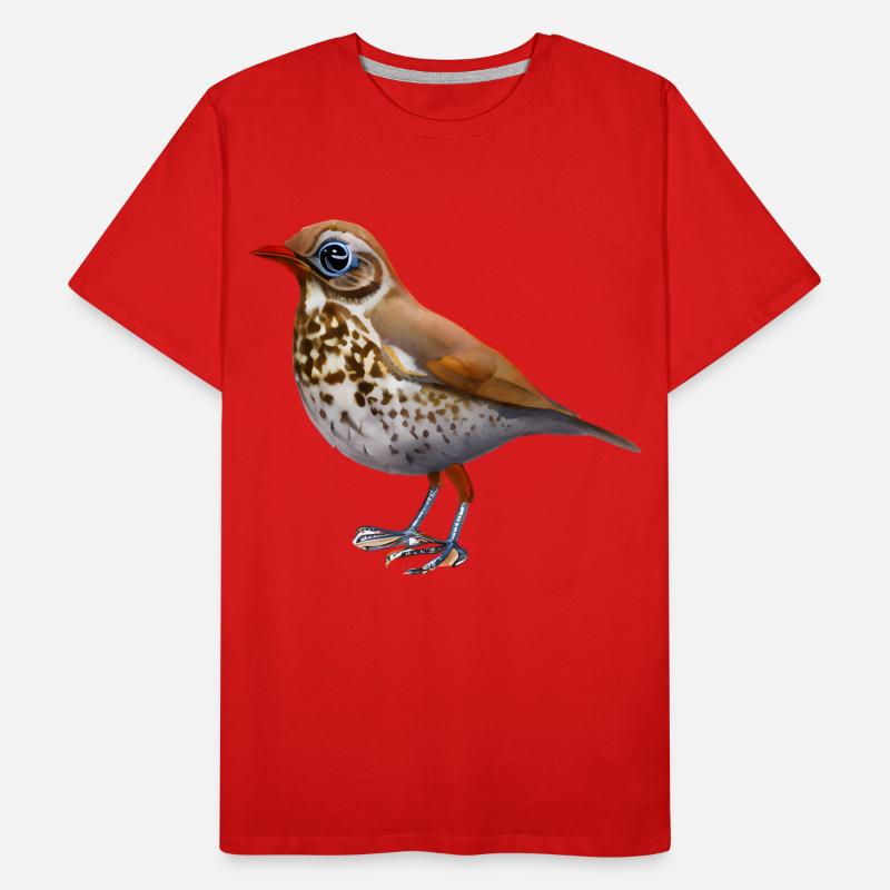 Thrush bird Men's Premium Organic T-Shirt