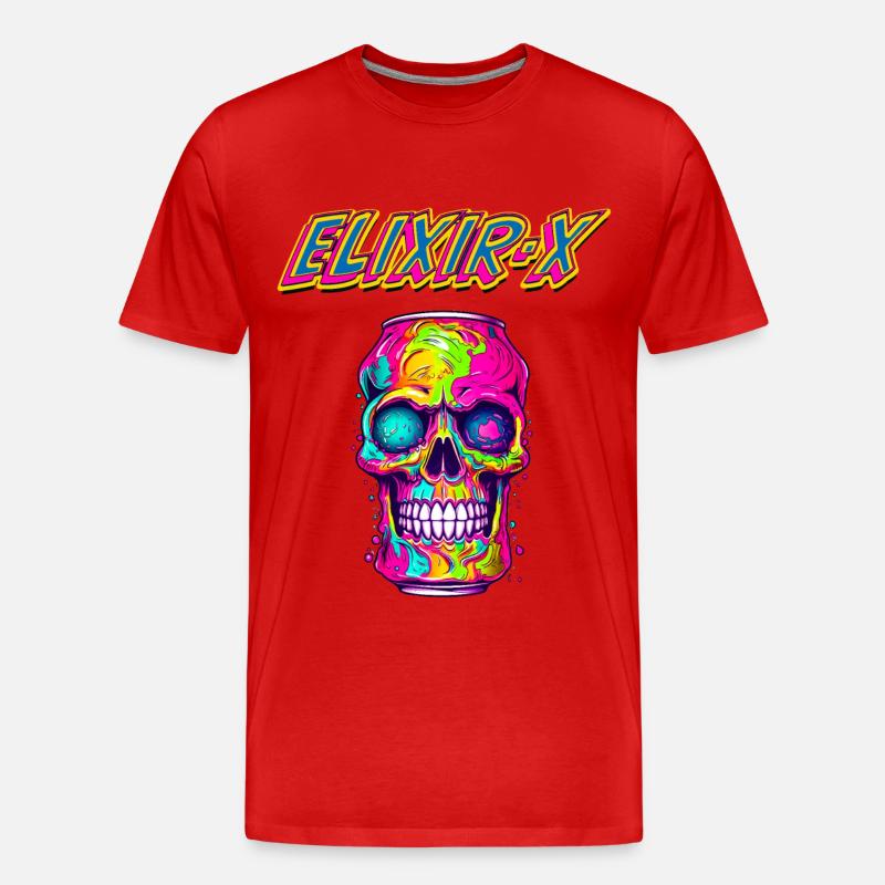 ELIXIR X - Men's Premium Organic T-Shirt - red