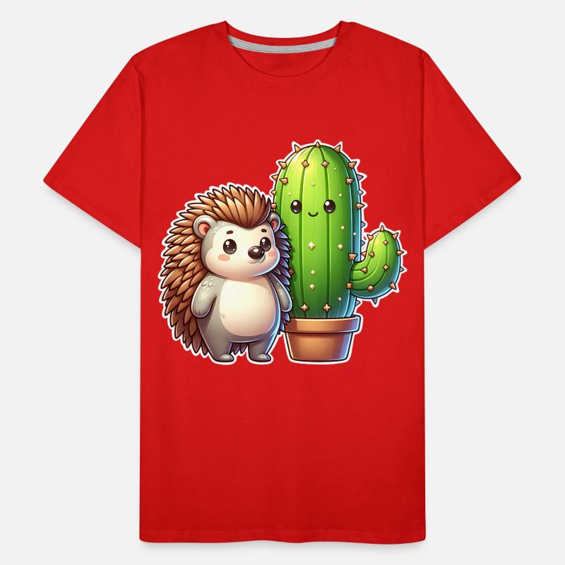 Cactus hérisson T-shirt bio Premium Homme