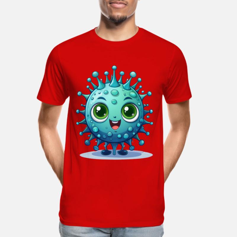 Virus oder Bakterium Männer Premium Bio T-Shirt
