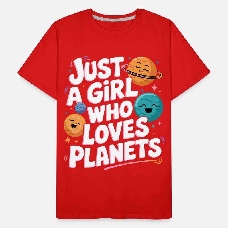 Planet Solar System Astronomy Space Men's Premium Organic T-Shirt
