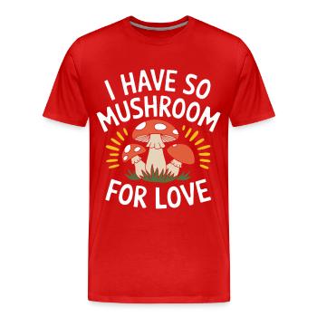 Pilz Pilze Funghi Champignon - Männer Premium Bio T-Shirt - Rot - Vorne - Damien (186cm)