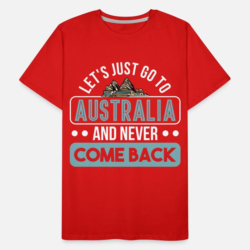 Cadeau de l'Outback australien T-shirt bio Premium Homme