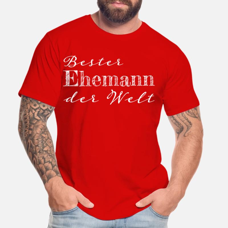 Ehemann Ehefrau Ehepaar Geschenk Männer Premium Bio T-Shirt