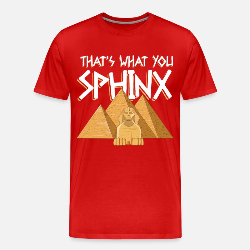 That's What You Sphinx - Männer Premium Bio T-Shirt - Rot
