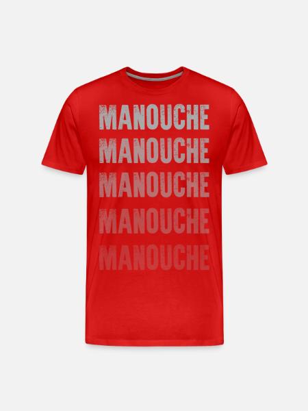 Tee shirts MANOUCHE - T-shirt bio Premium Homme - rouge