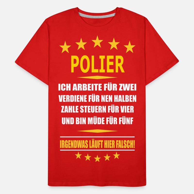 POLIER Männer Premium Bio T-Shirt